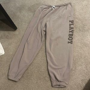 playboy sweatpants size medium